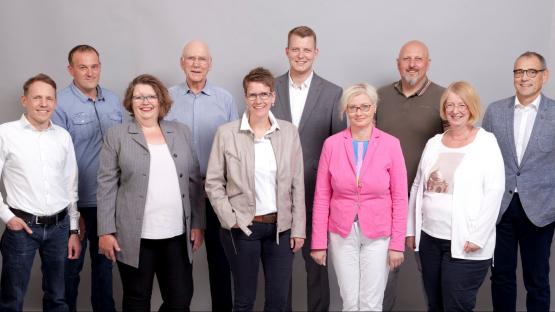 Gruppenbild des neuen Kreisvorstandes.